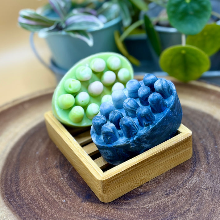 Massage Duo Soap Gift Bag | Fragrance-Free natural soap bars