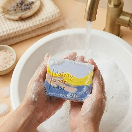 Dawn at Sea | Cold process natural bar soap fragrance-free
