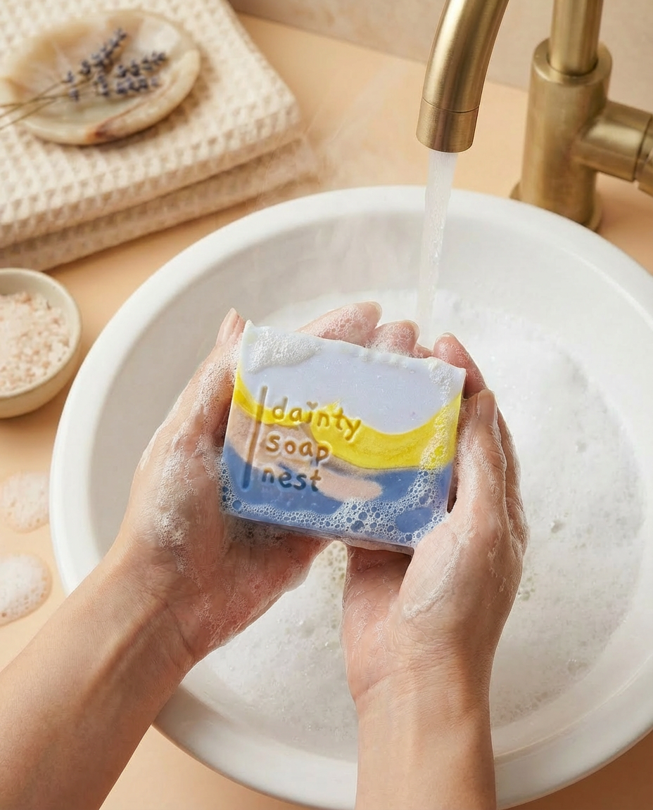 Dawn at Sea | Cold process natural bar soap fragrance-free