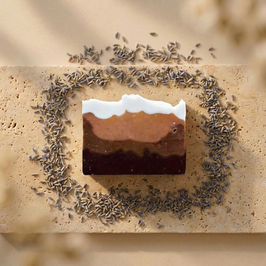Cloudy Dusk | French red clay natural soap