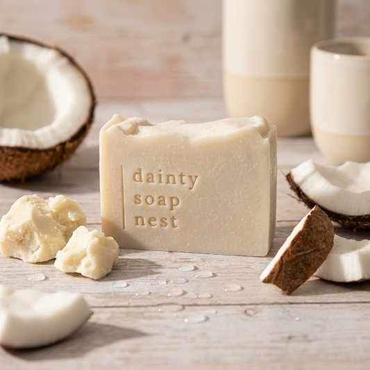Coconutty Shea natural bar soap for sensitive skin