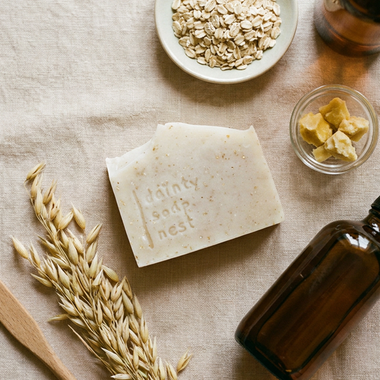 Oaty Calm | natural oatmeal bar soap for sensitive skin