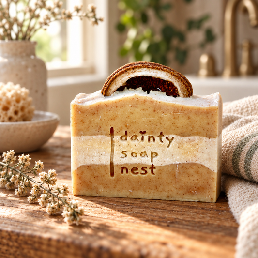 Turmeric & Patchouli | Fragranced natural handmade soap