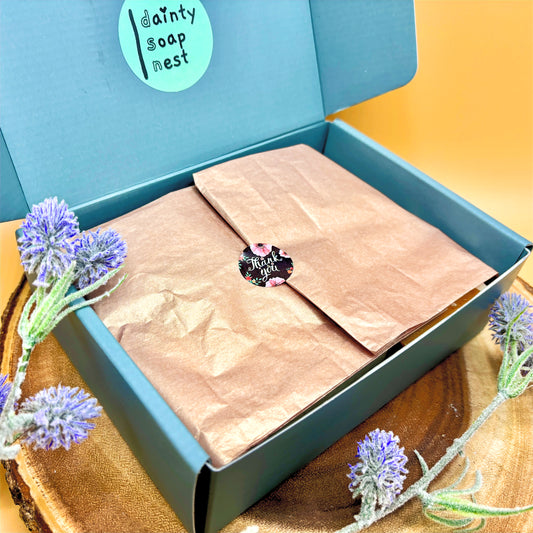 All natural soap gift box | fragrance-free face & body soap bars