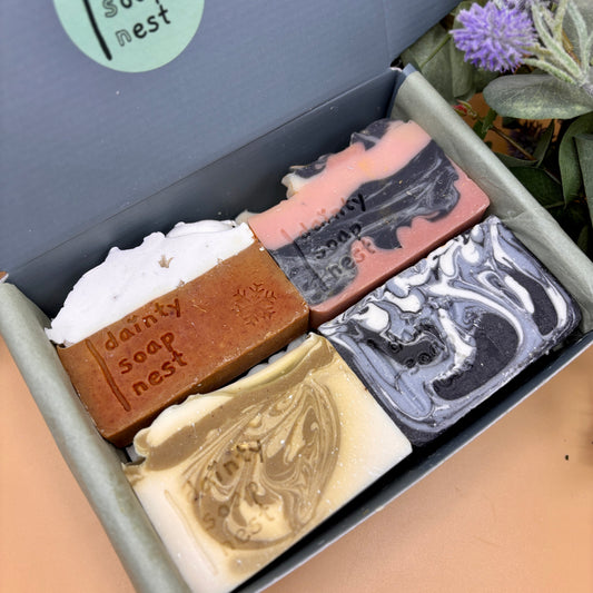 Luxury Essential Oil Scented Soaps Gift Box | Artisan-crafted natural soap bars