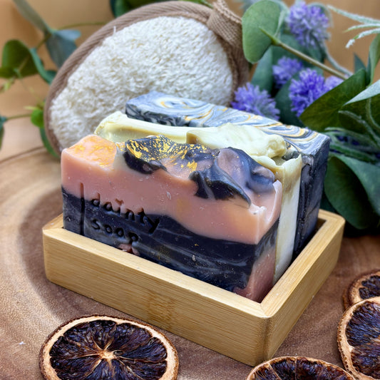 5-item natural gift box | 100% natural face body scented soap
